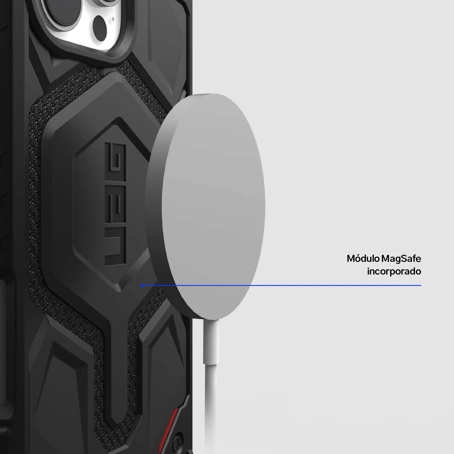 Case Negro UAG Monarch Pro Kevlar® Para iPhone 16 Pro (MagSafe)