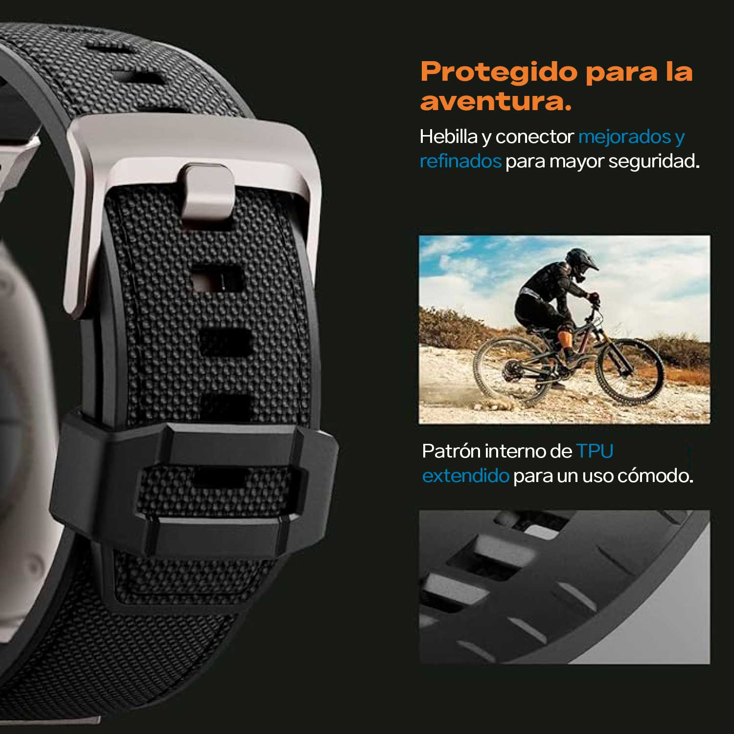 Correa Acero Spigen DuraPro Armor Apple Watch Ultra 49mm 46mm 45mm 44mm