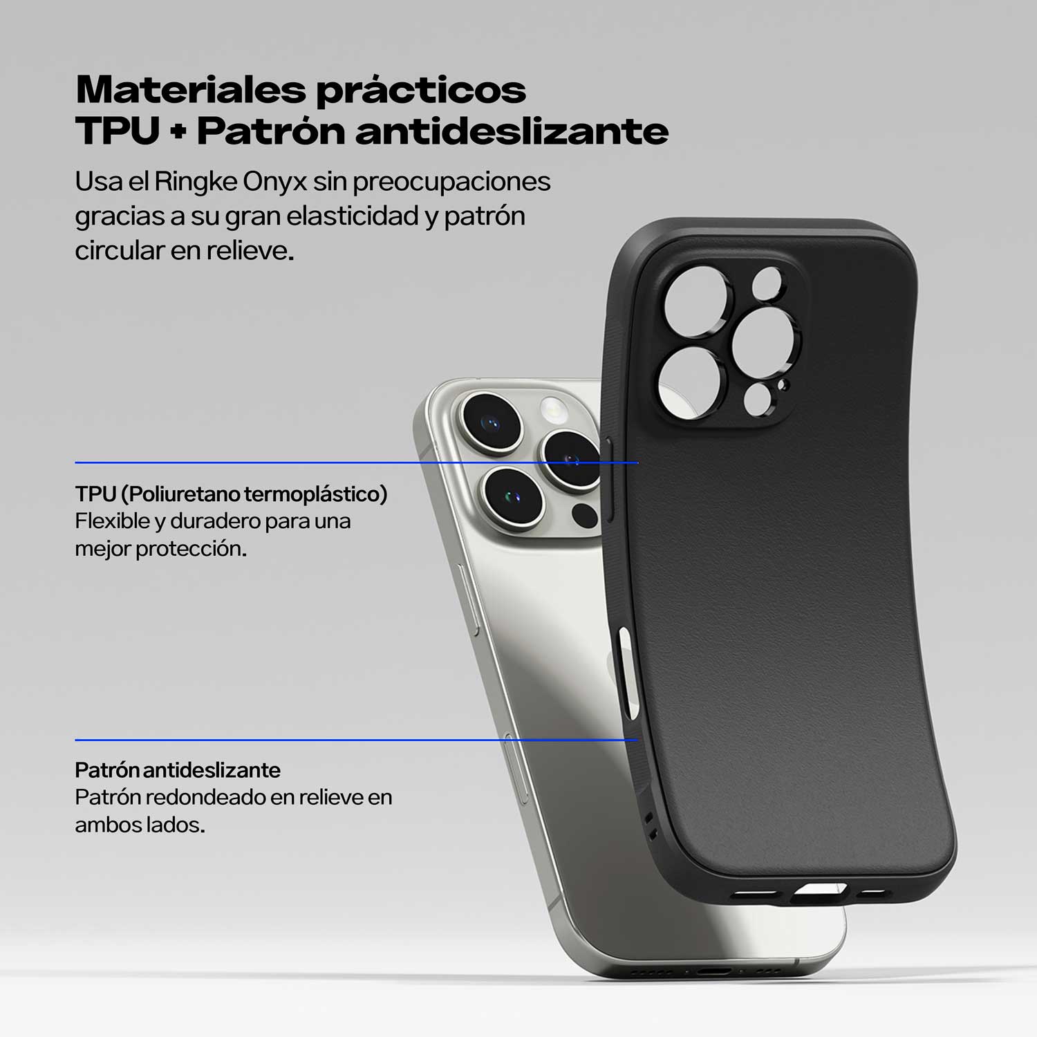 Case Negro Ringke Onyx Para iPhone 16 Pro Max Con MagSafe