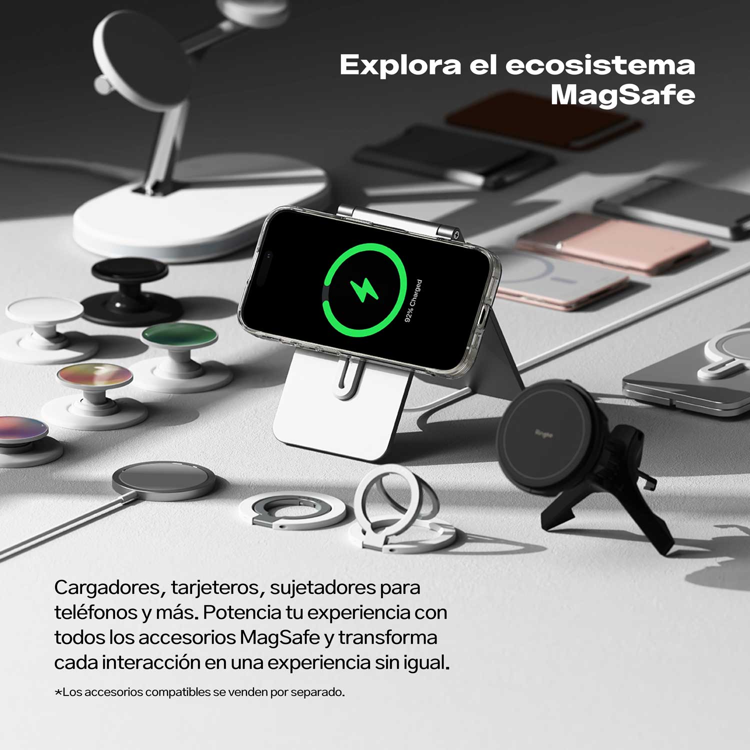 Case Clear Ringke Fusion iPhone 16 Pro Con MagSafe