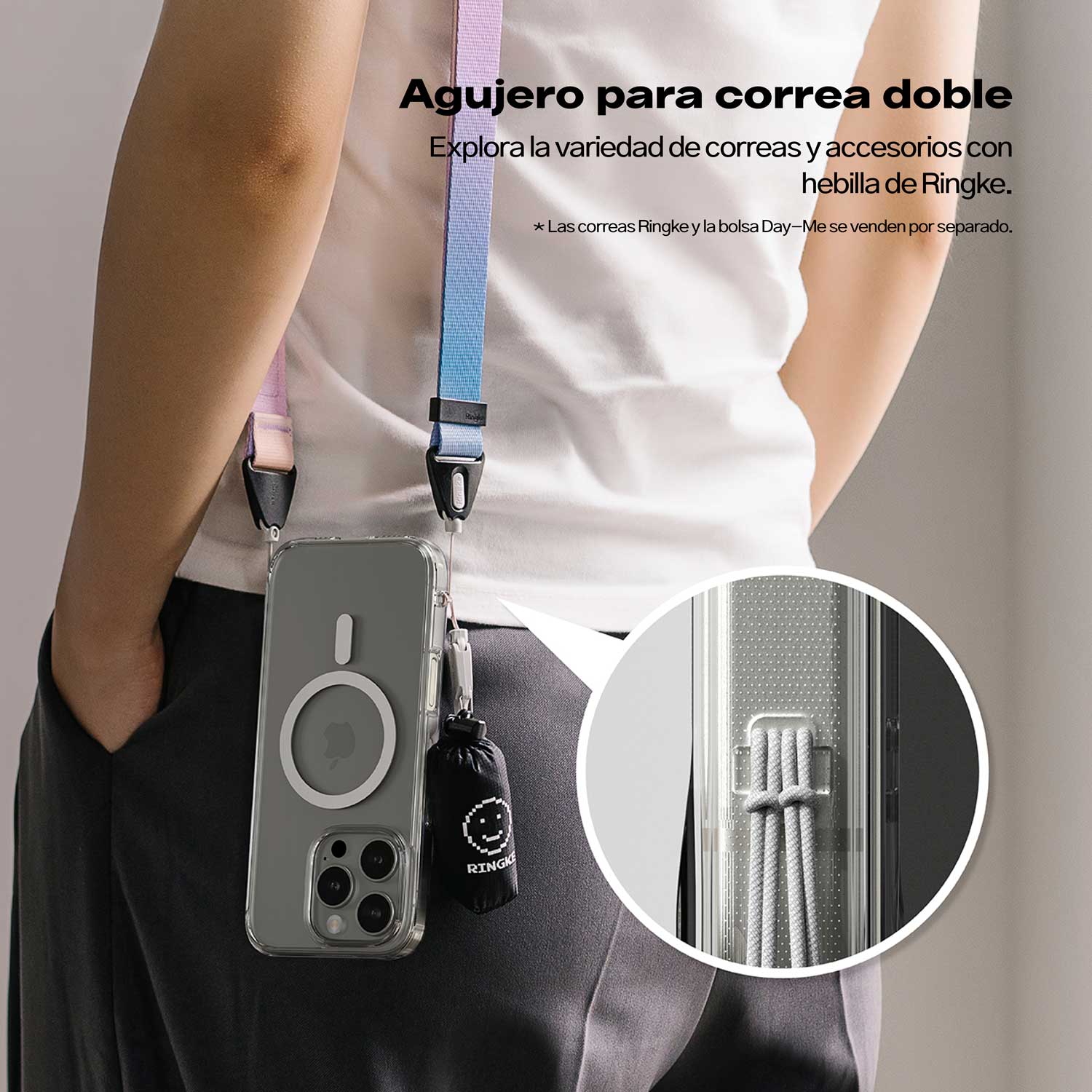 Case Clear Ringke Fusion iPhone 16 Pro Con MagSafe