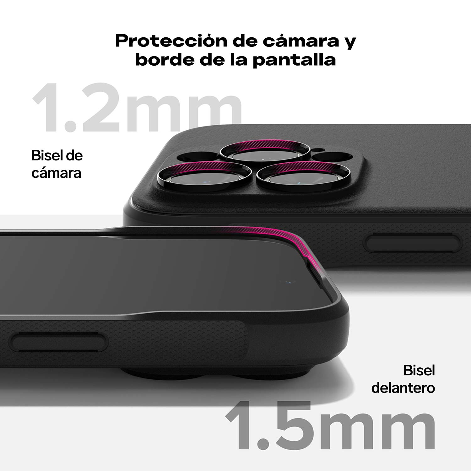 Case Negro Ringke Onyx Para iPhone 16 Pro Con MagSafe