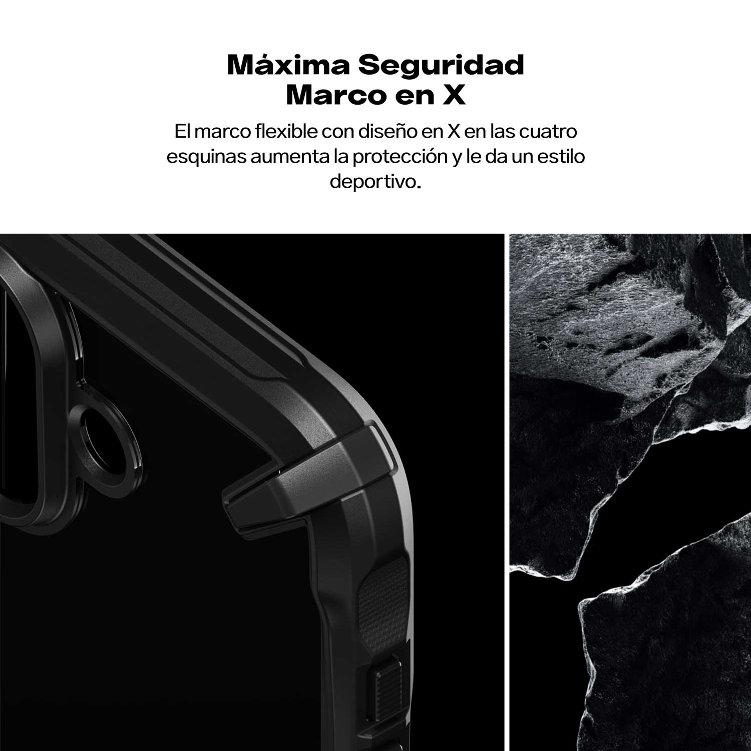 Case Negro Transparente Ringke Fusion X Para iPhone 16