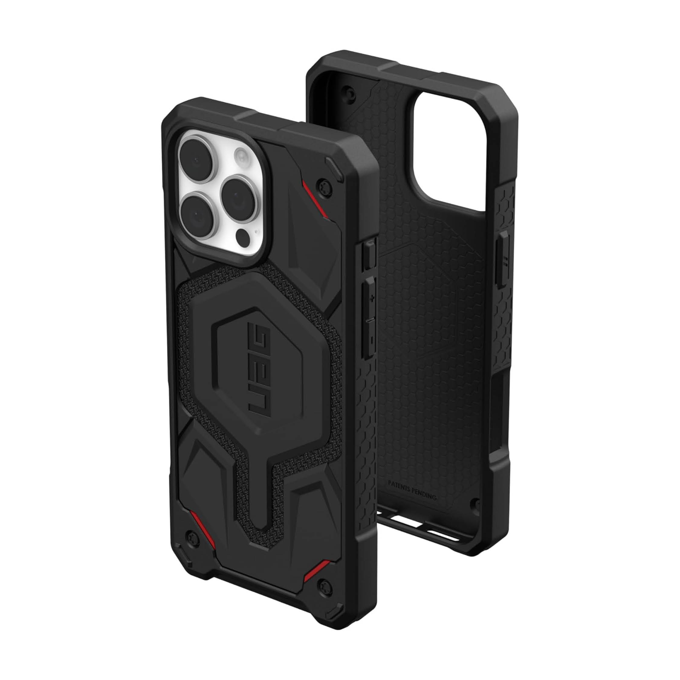 Case Negro Ultra Resistente UAG Monarch Pro Kevlar® Para iPhone 16 Pro Max (MagSafe)