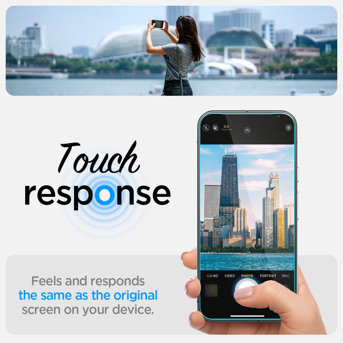 Mica Vidrio Templado Spigen EZ FIT GLAS.tR Para Pixel 9 Pro XL (2 UND)