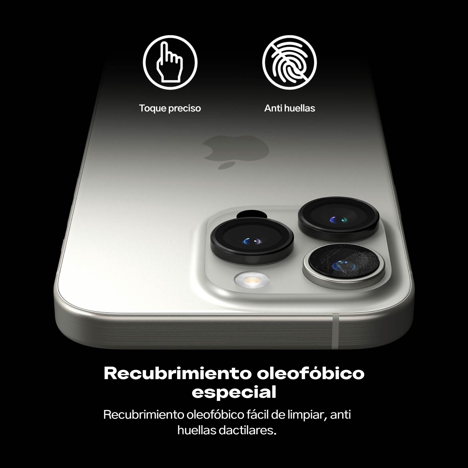 Protector Cámara Ringke Lens Frame Para iPhone 16 Pro Max / iPhone 16 Pro (2 Pack)