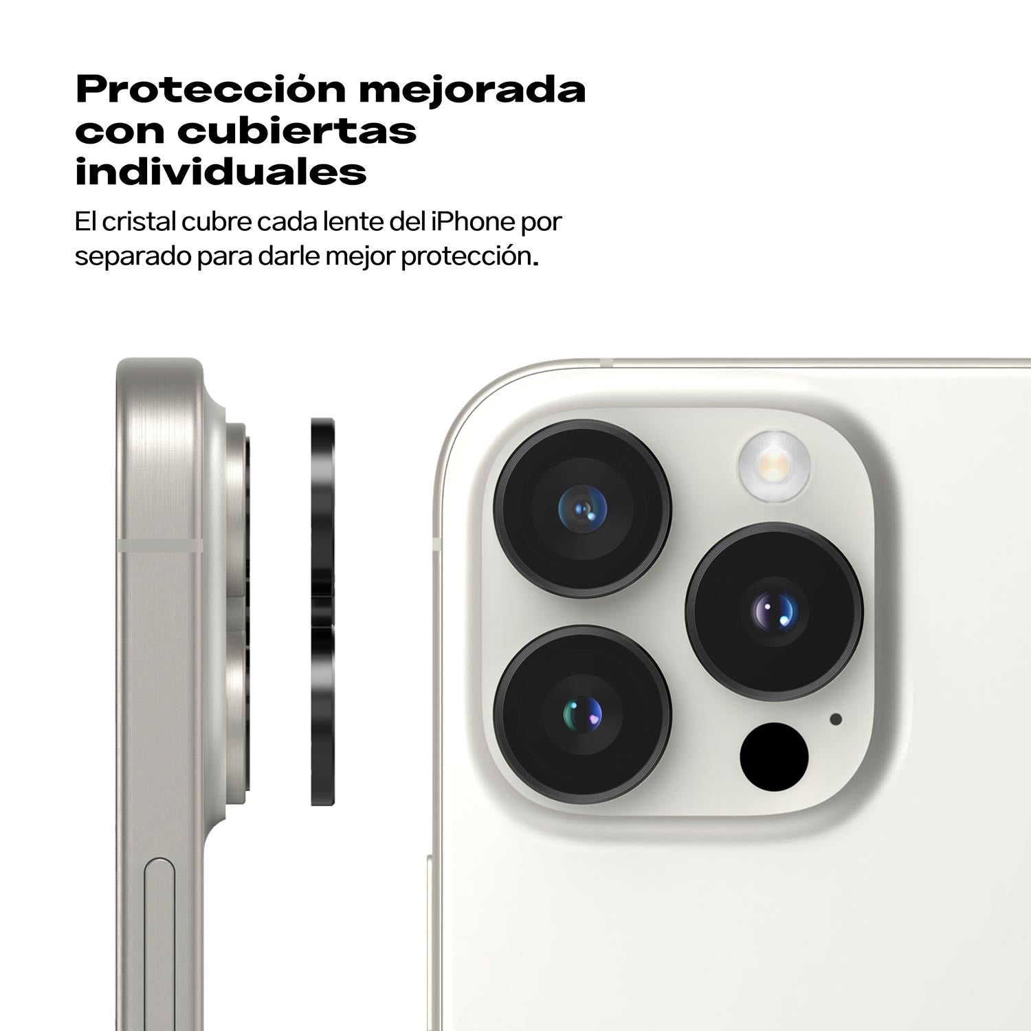 Protector Cámara Ringke Lens Frame Para iPhone 16 Pro Max / iPhone 16 Pro (2 Pack)
