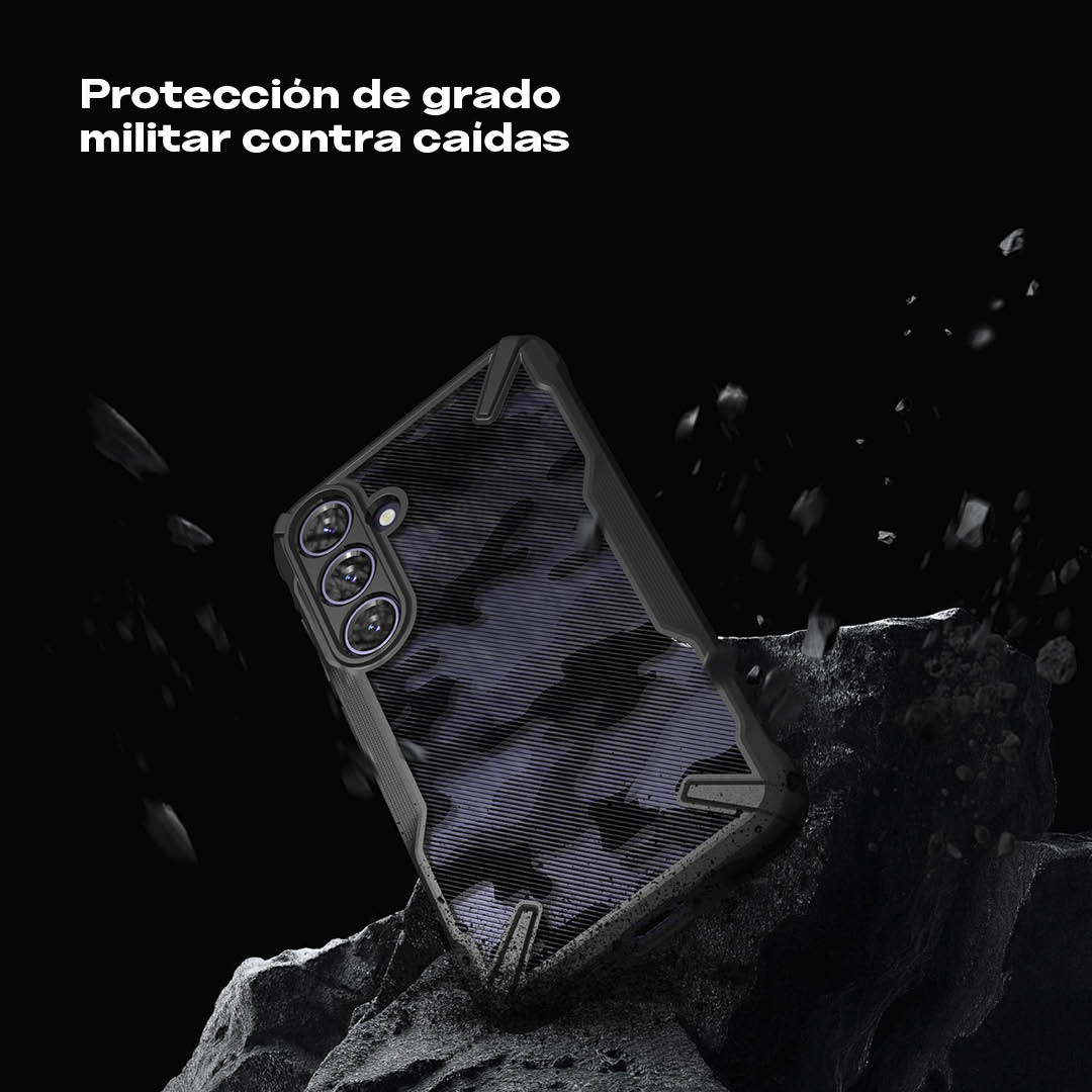 Case Negro Camuflado Ringke Fusion X Design Para Galaxy S24