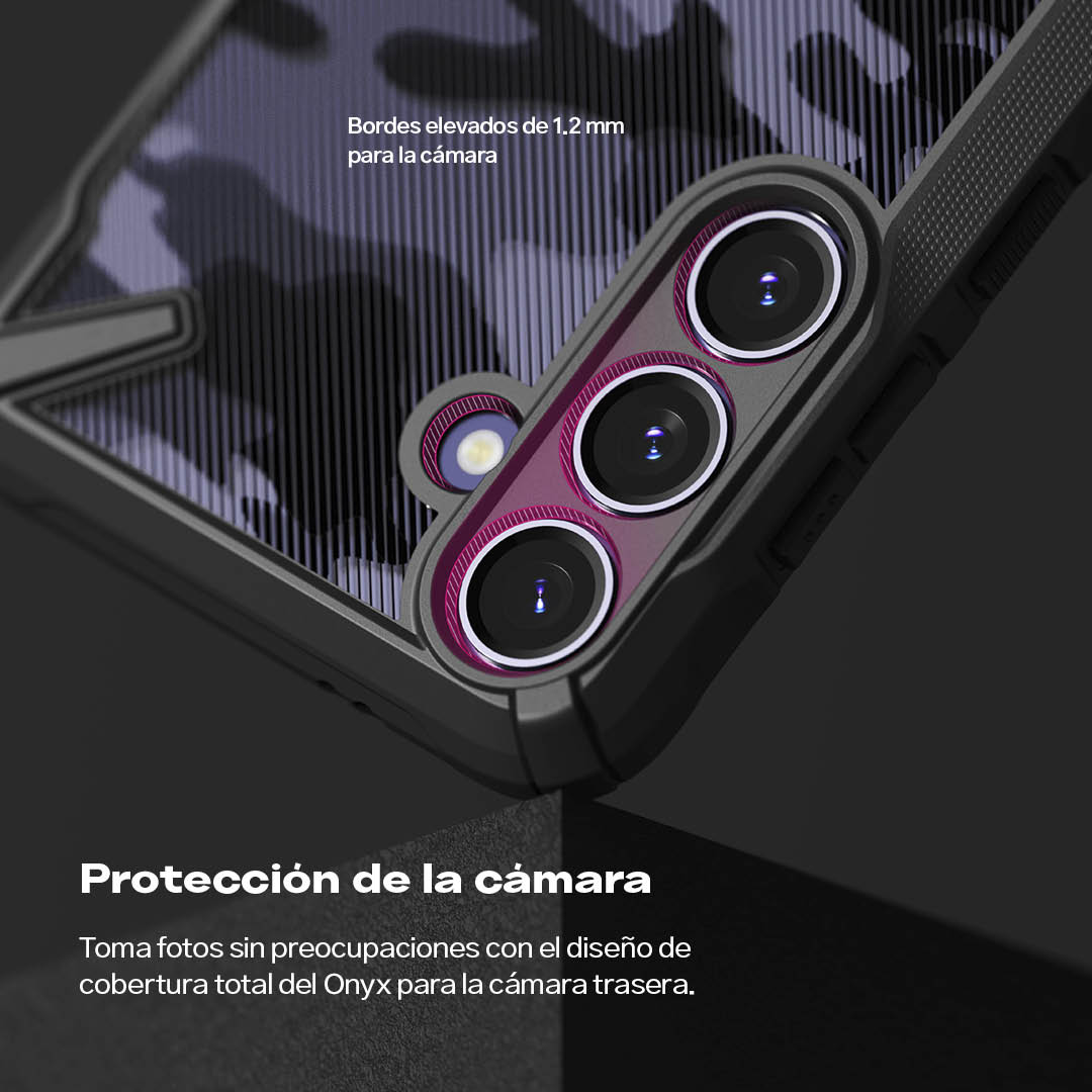 Case Negro Camuflado Ringke Fusion X Design Para Galaxy S24