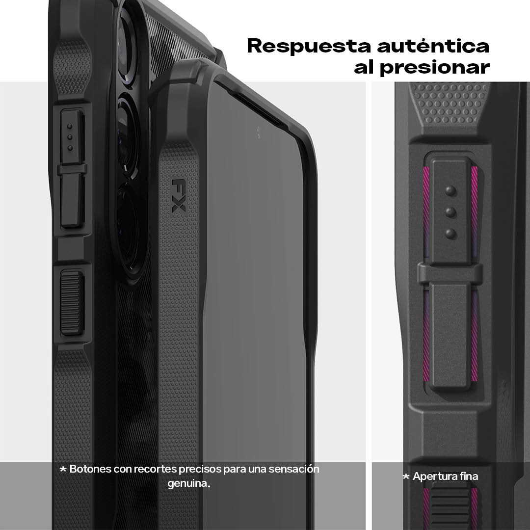 Case Negro Camuflado Ringke Fusion X Design Para Galaxy S24