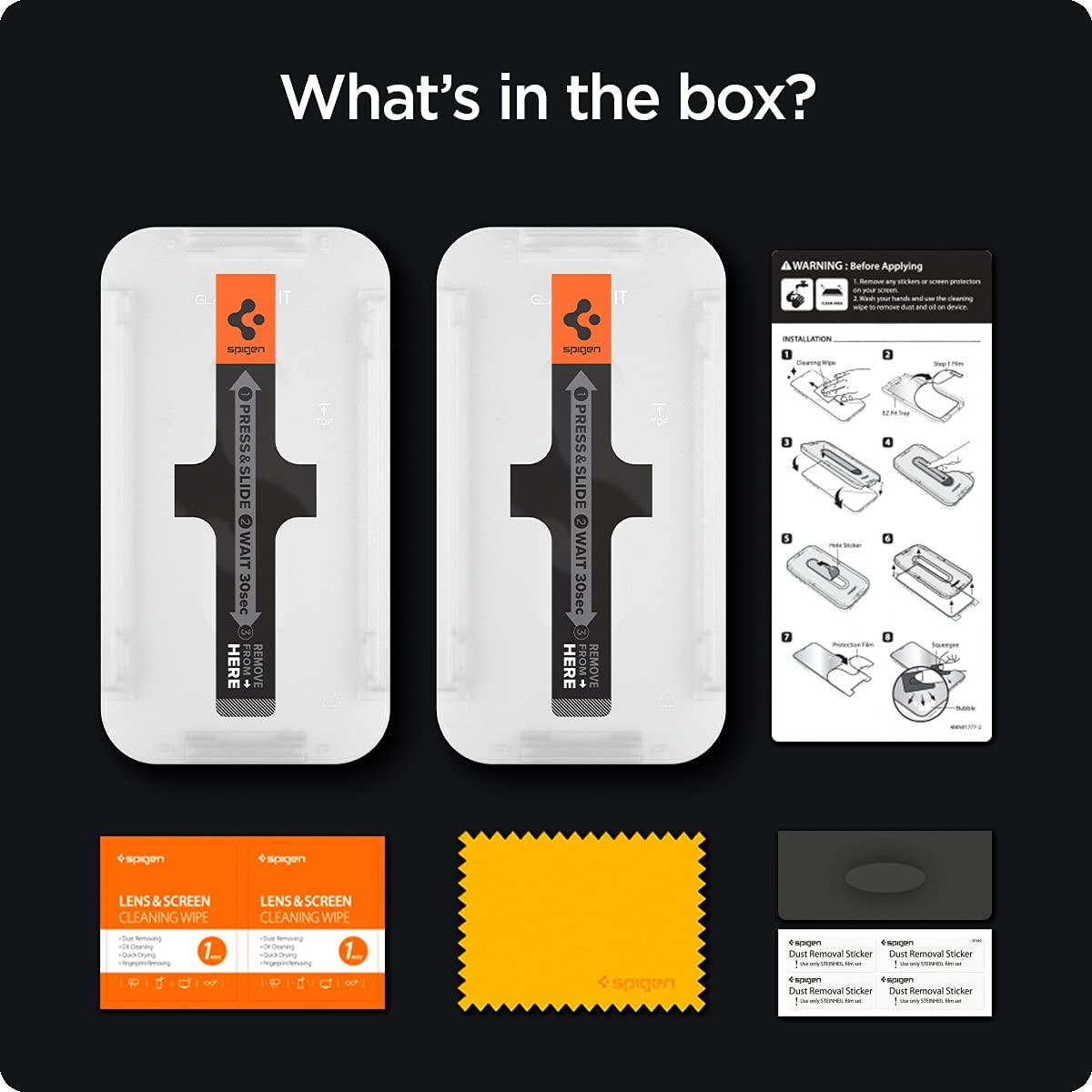 Protector Pantalla Antiespia Spigen Para iPhone 14 Plus / iPhone 13 Pro Max (2 UND)