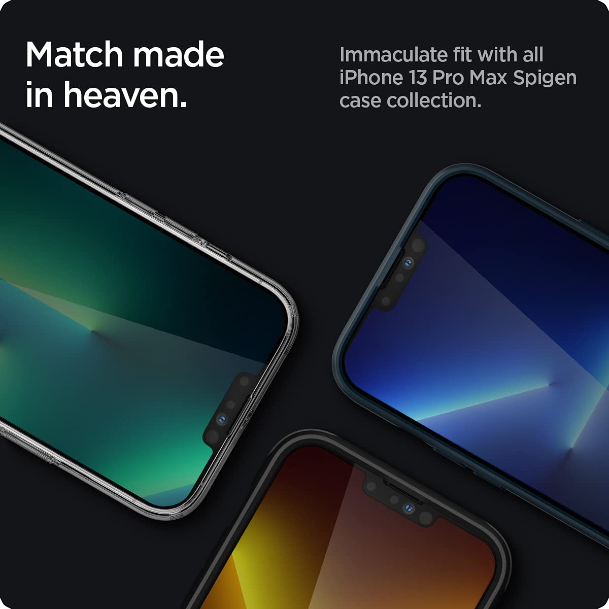 Protector Pantalla Antiespia Spigen Para iPhone 14 Plus / iPhone 13 Pro Max (2 UND)