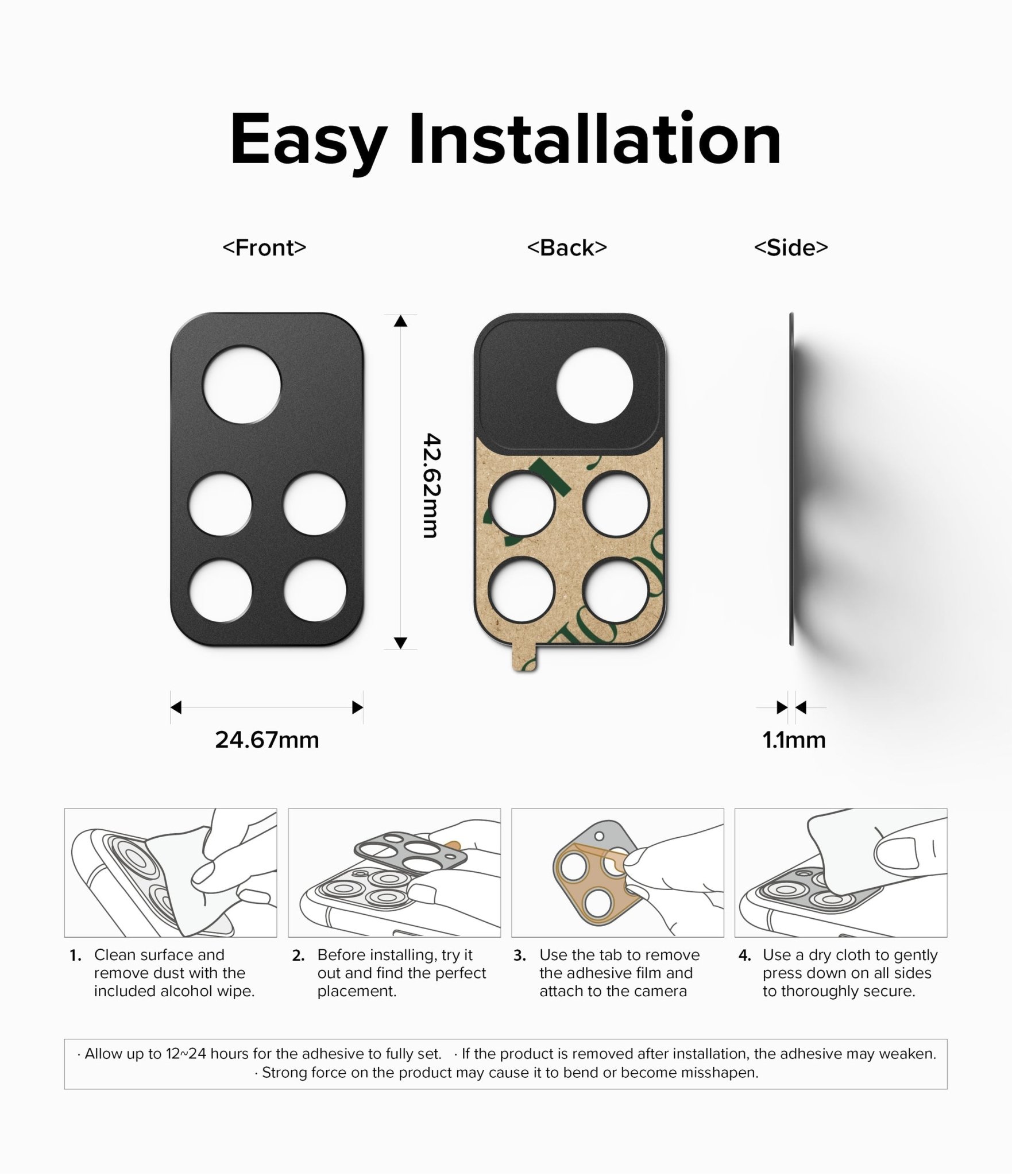 Protector Camara Aluminio Ringke Camera Styling Para Xiaomi Poco M4 Pro 5G / Note 11T 5G / Note 11