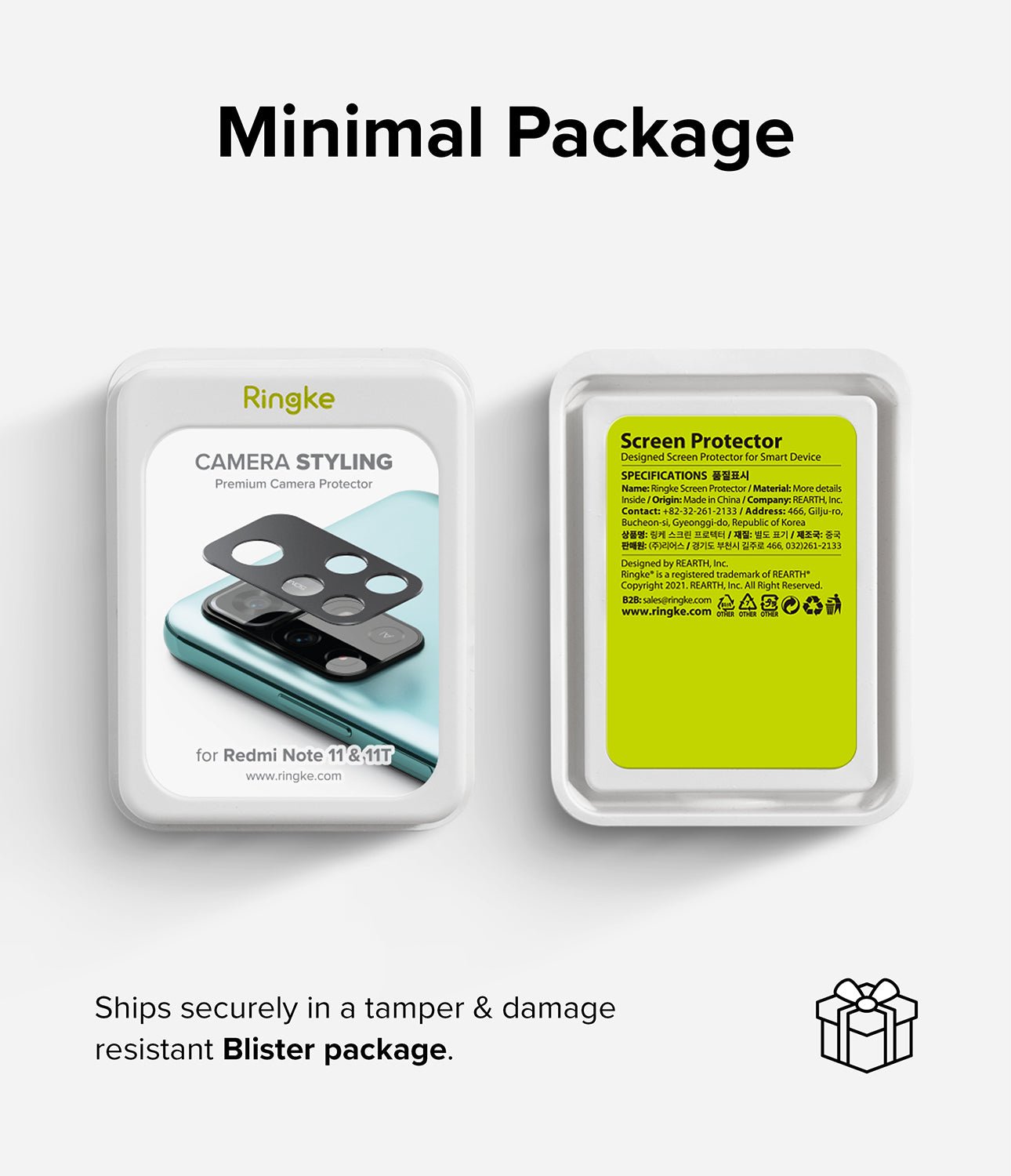 Protector Camara Aluminio Ringke Camera Styling Para Xiaomi Poco M4 Pro 5G / Note 11T 5G / Note 11