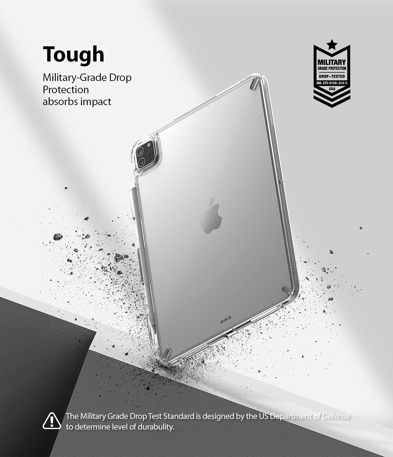 Case Transparente Ringke Fusion Para iPad Pro 11" (4th, 3th, 2th, 1th)