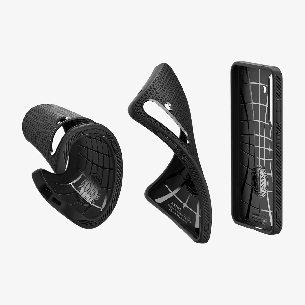 Case Negro Spigen Liquid Air Armor Para Galaxy S25 Plus