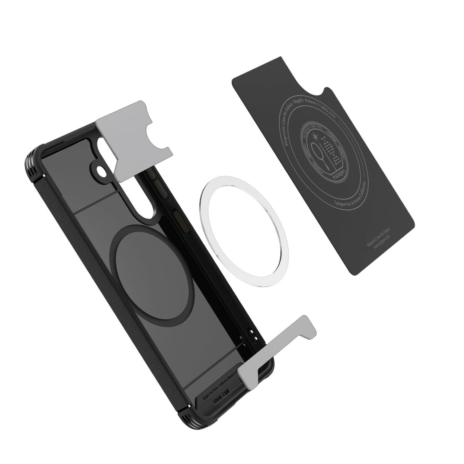 Case Negro Spigen Core Armor Mag Fit Para Galaxy S25 Plus (MagSafe)