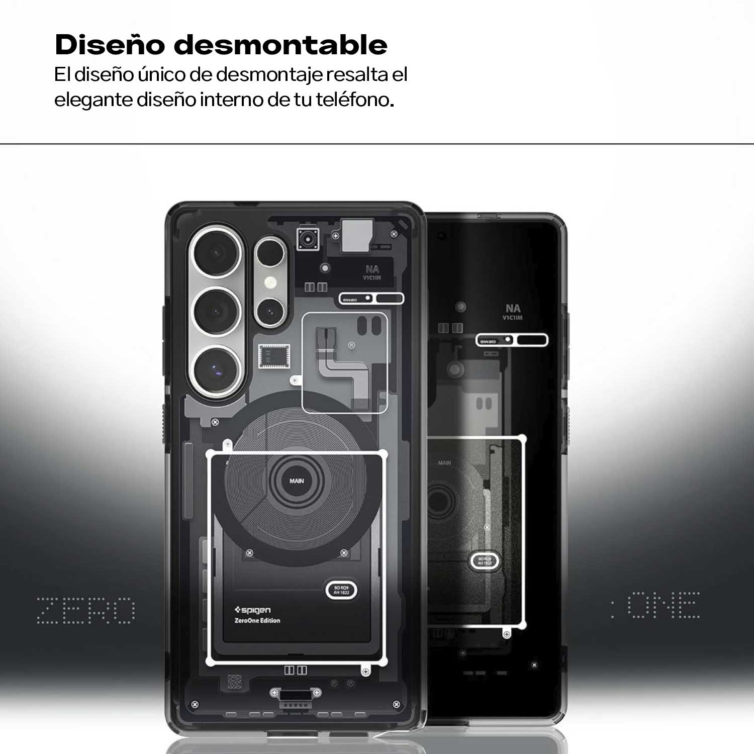 Case Spigen Ultra Hybrid Zero One Mag Fit Para Galaxy S25 Ultra (MagSafe)