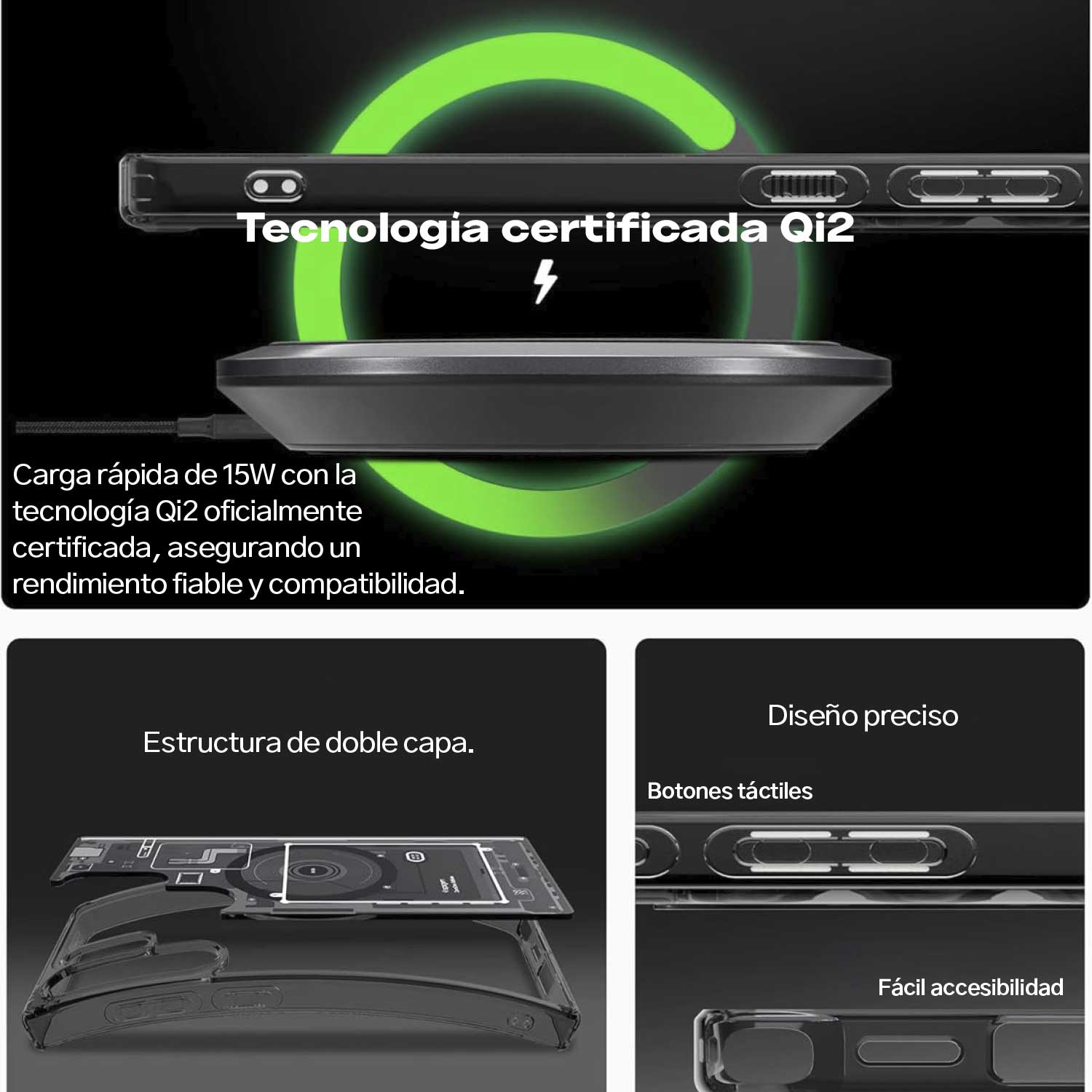 Case Spigen Ultra Hybrid Zero One Mag Fit Para Galaxy S25 Ultra (MagSafe)