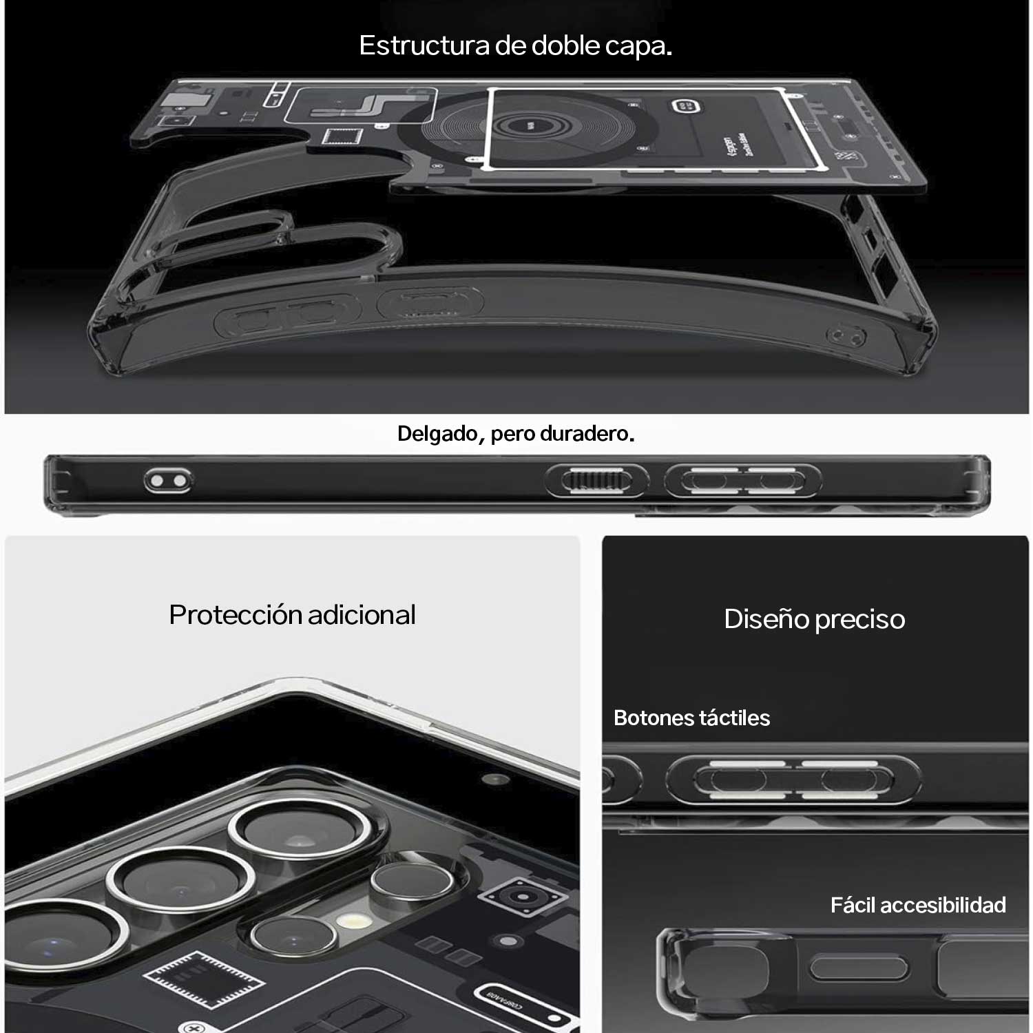 Case Spigen Ultra Hybrid Zero One Mag Fit Para Galaxy S25 Ultra (MagSafe)