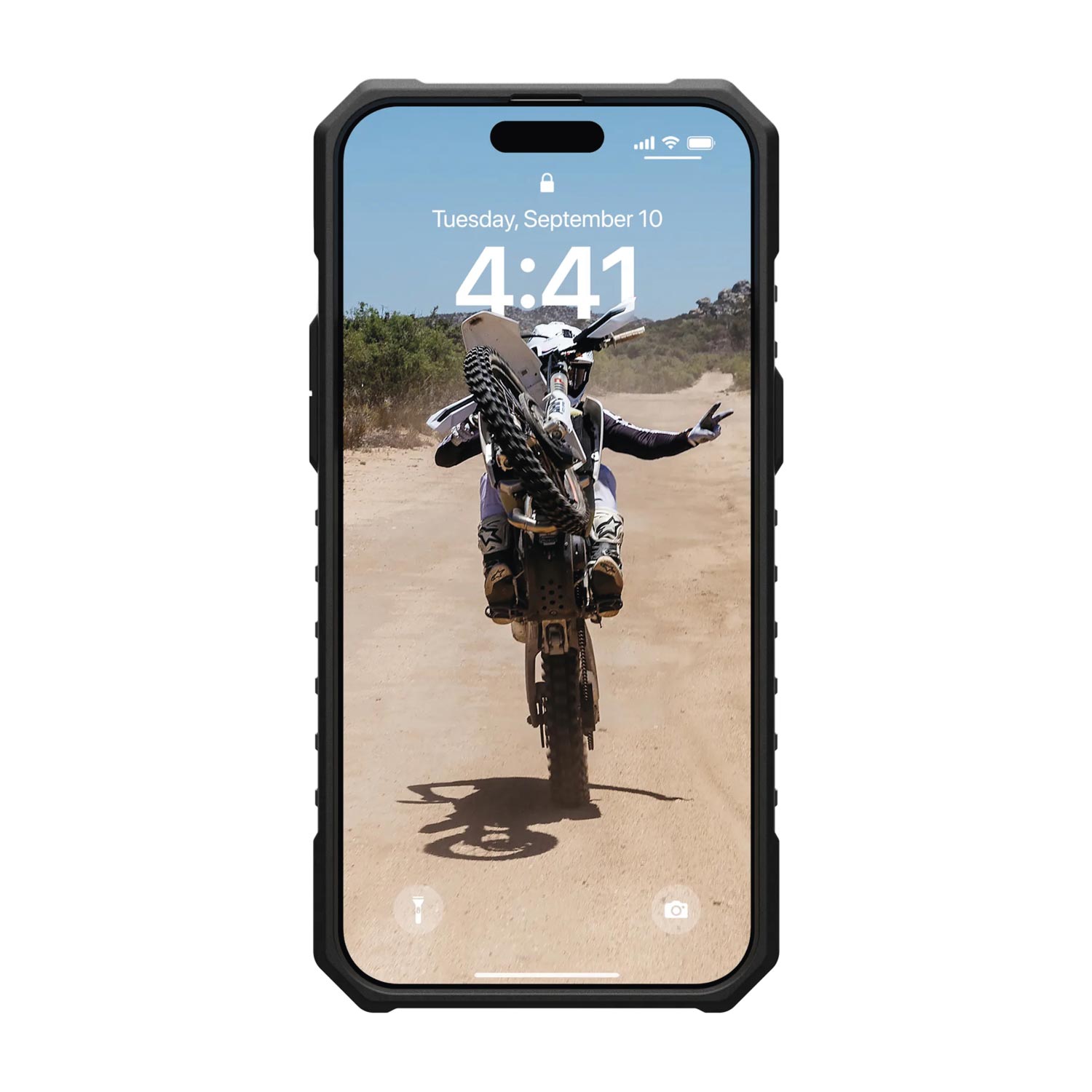 Case Ultra Resistente Negro Uag Pathfinder Para iPhone 15 Pro Max Con Magsafe