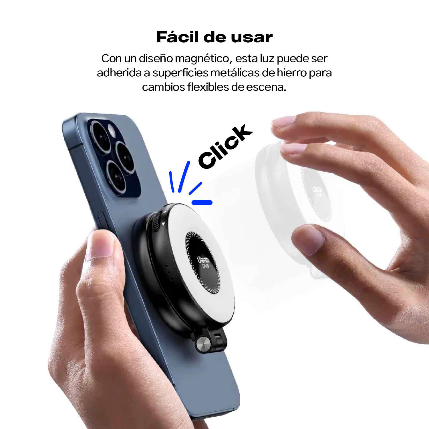 Aro Luz LED Portatil Ulanzi Para Celular Con Magsafe