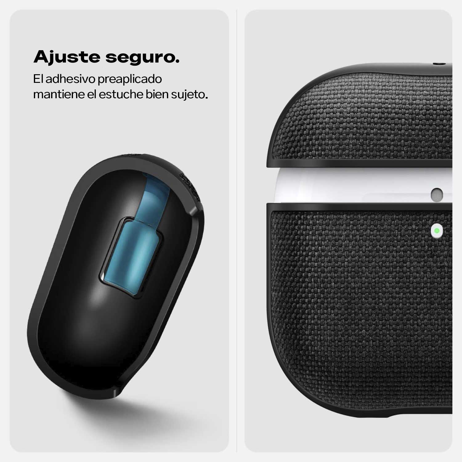Case Negro Spigen Urban Fit Para AirPods 4