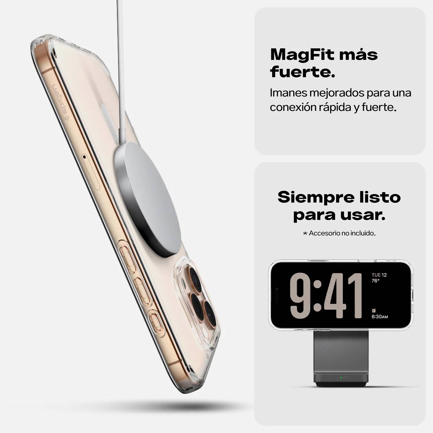 Case Spigen Ultra Hybrid + Control de Cámara Para iPhone 16 Pro Max Con MagSafe