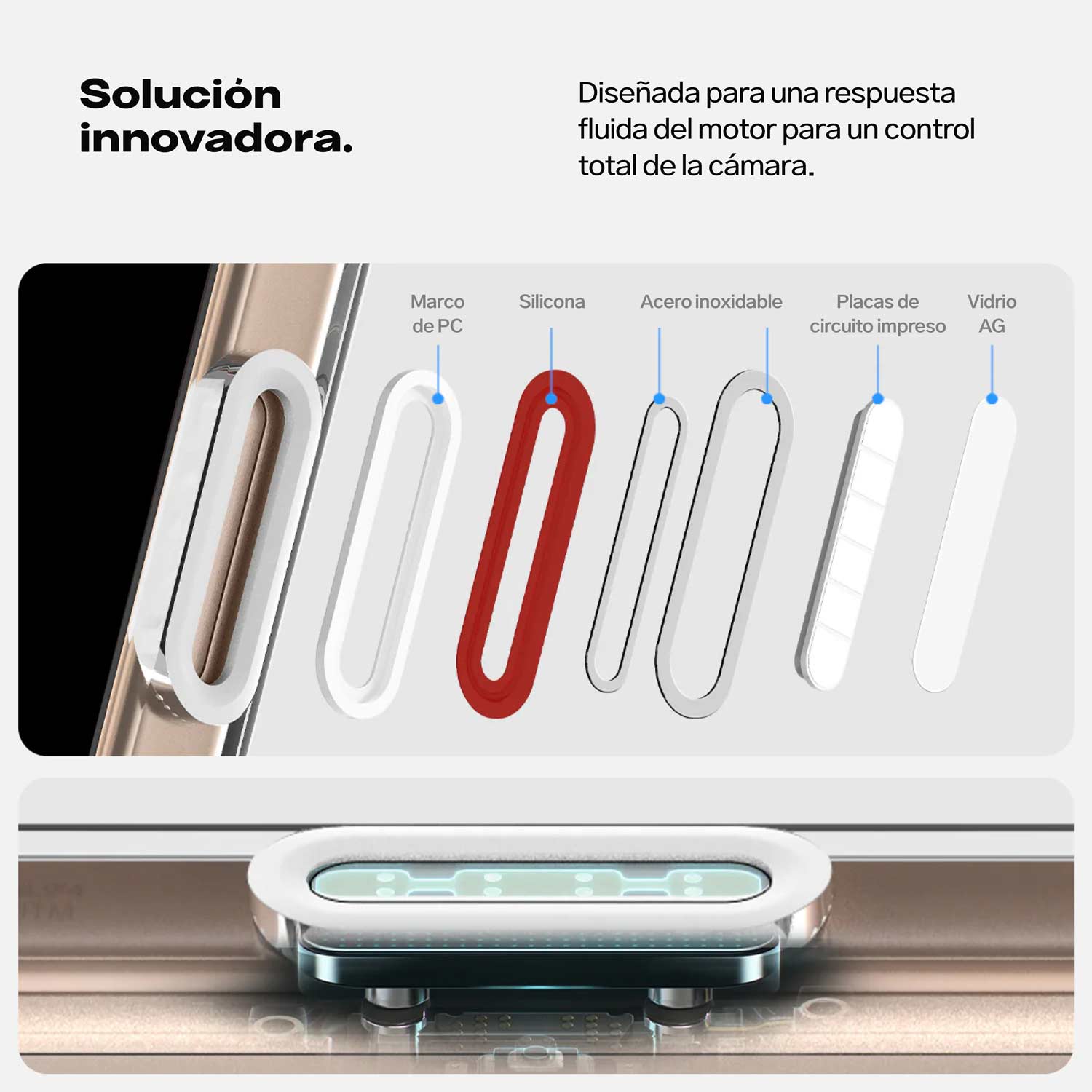 Case Spigen Ultra Hybrid + Control de Cámara Para iPhone 16 Pro Max Con MagSafe