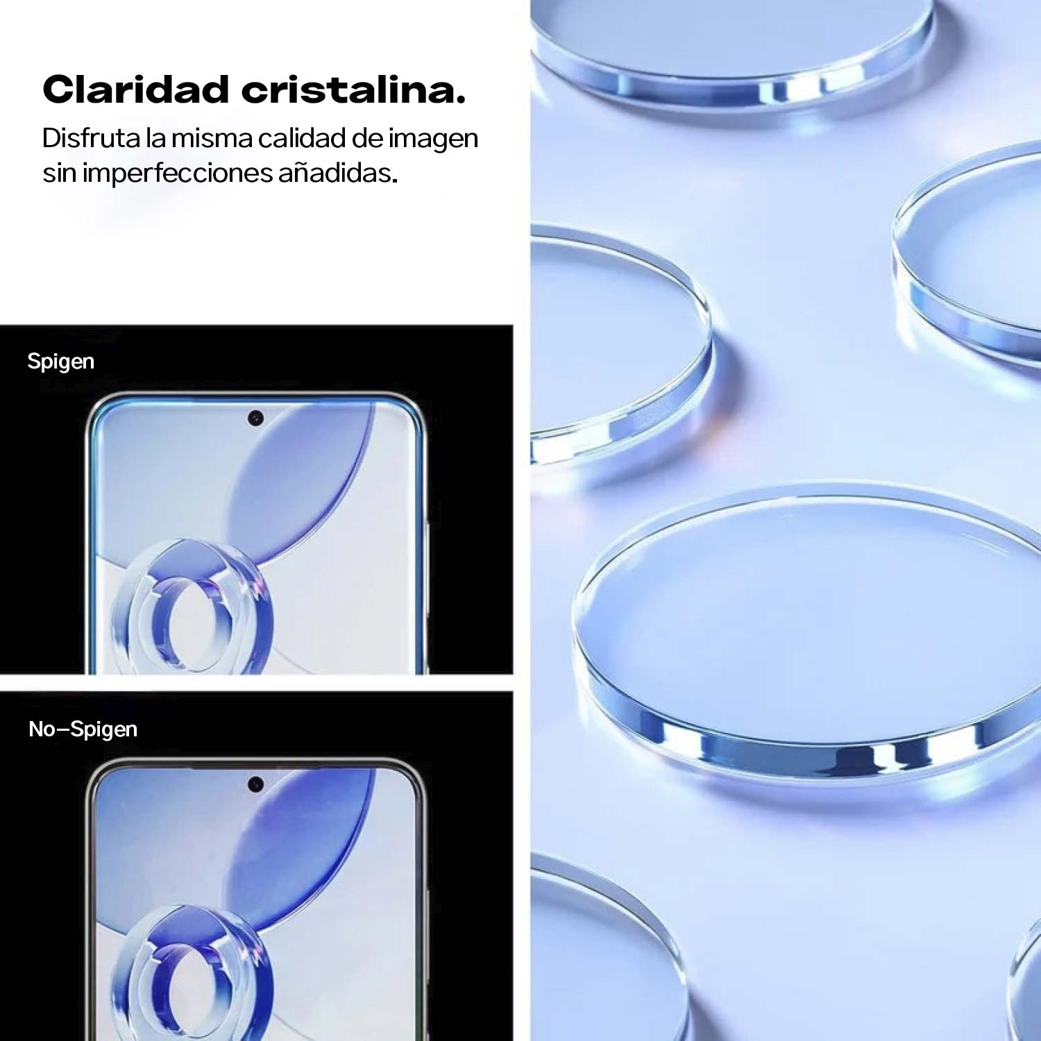 Protector Pantalla Vidrio Spigen EZ FIT GLAS.tR Para Galaxy S25 / Galaxy S24 (2 UND)
