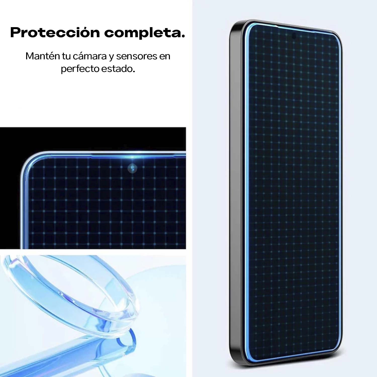 Protector Pantalla Vidrio Spigen EZ FIT GLAS.tR Para Galaxy S25 / Galaxy S24 (2 UND)