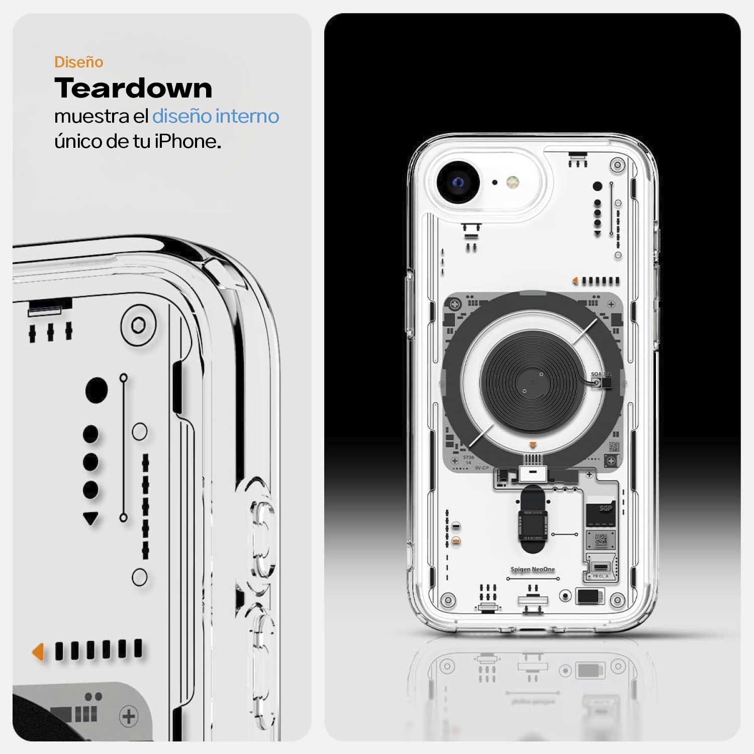 Case Spigen Ultra Hybrid Neo One Para iPhone 16e (MagSafe)