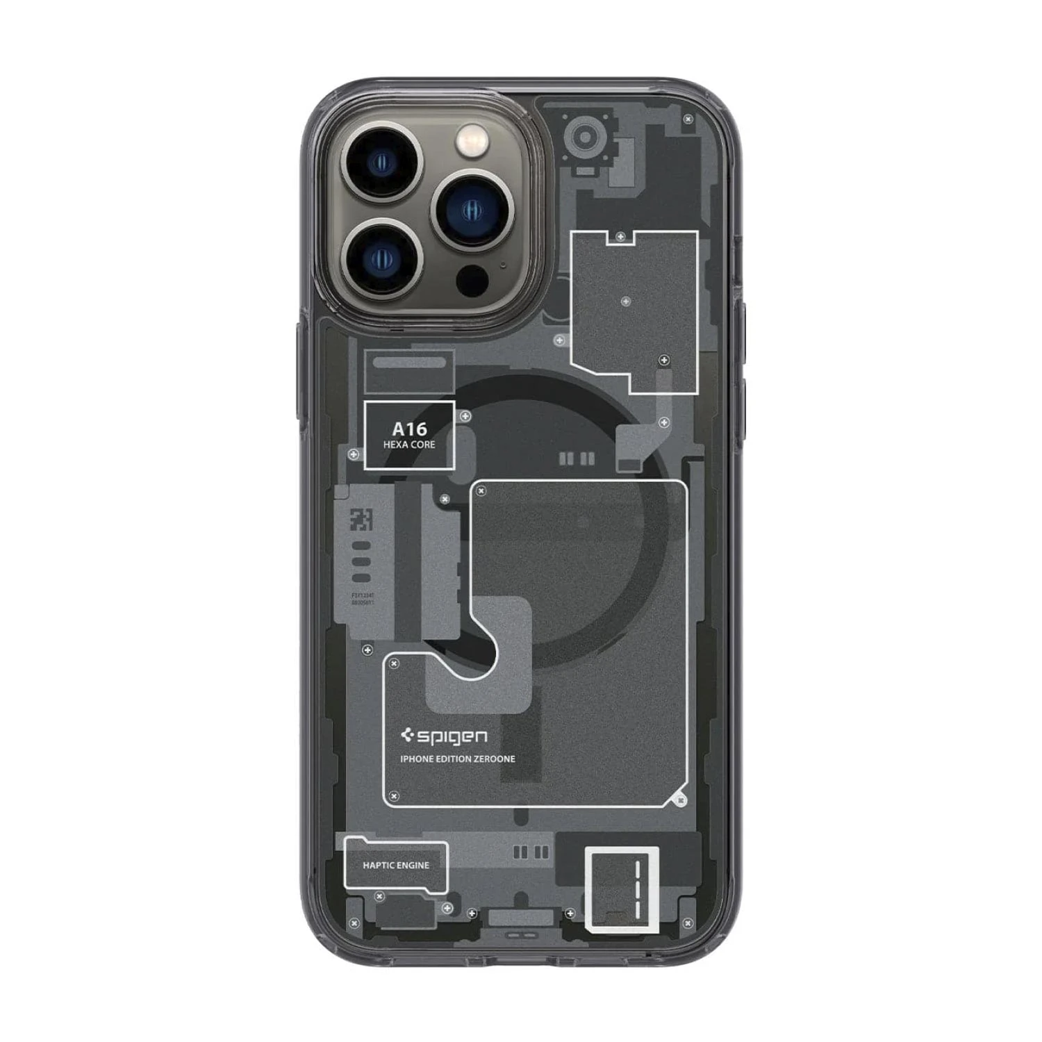 Case Negro Spigen Ultra Hybrid Zero One iPhone 13 Pro Max (Magsafe)