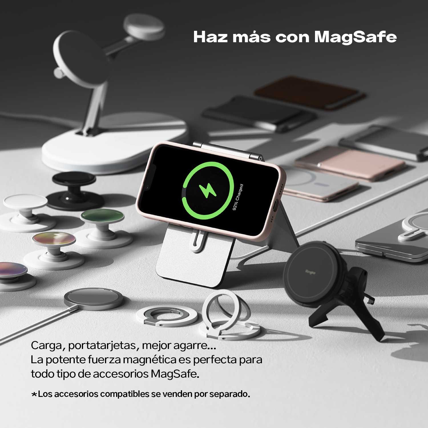 Case Rosado Ringke Silicone Para iPhone 16e Con Magsafe