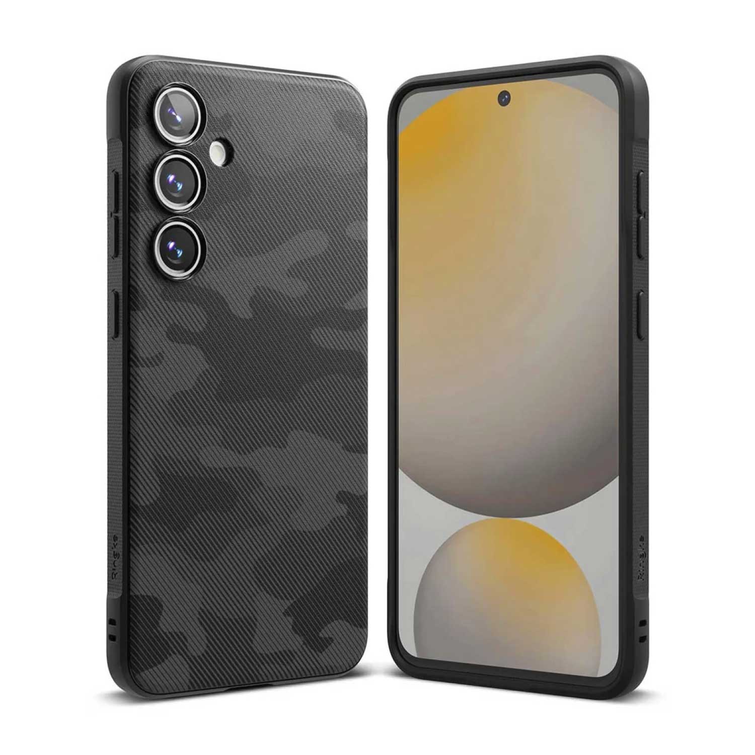 Case Negro Camuflado Ringke Onyx Design Para Galaxy S24 FE