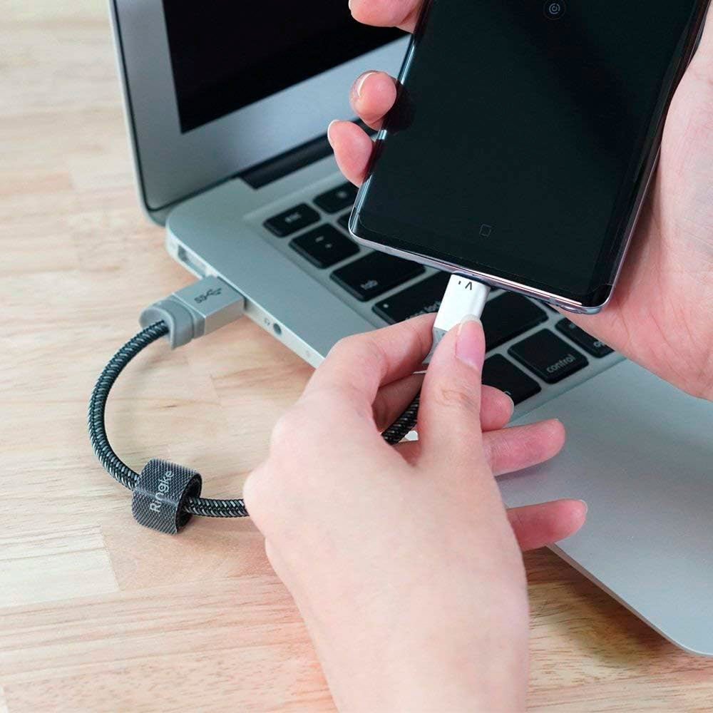 Cargador Ringke Fish Carga Rápida Tipo C a USB (20 CM)