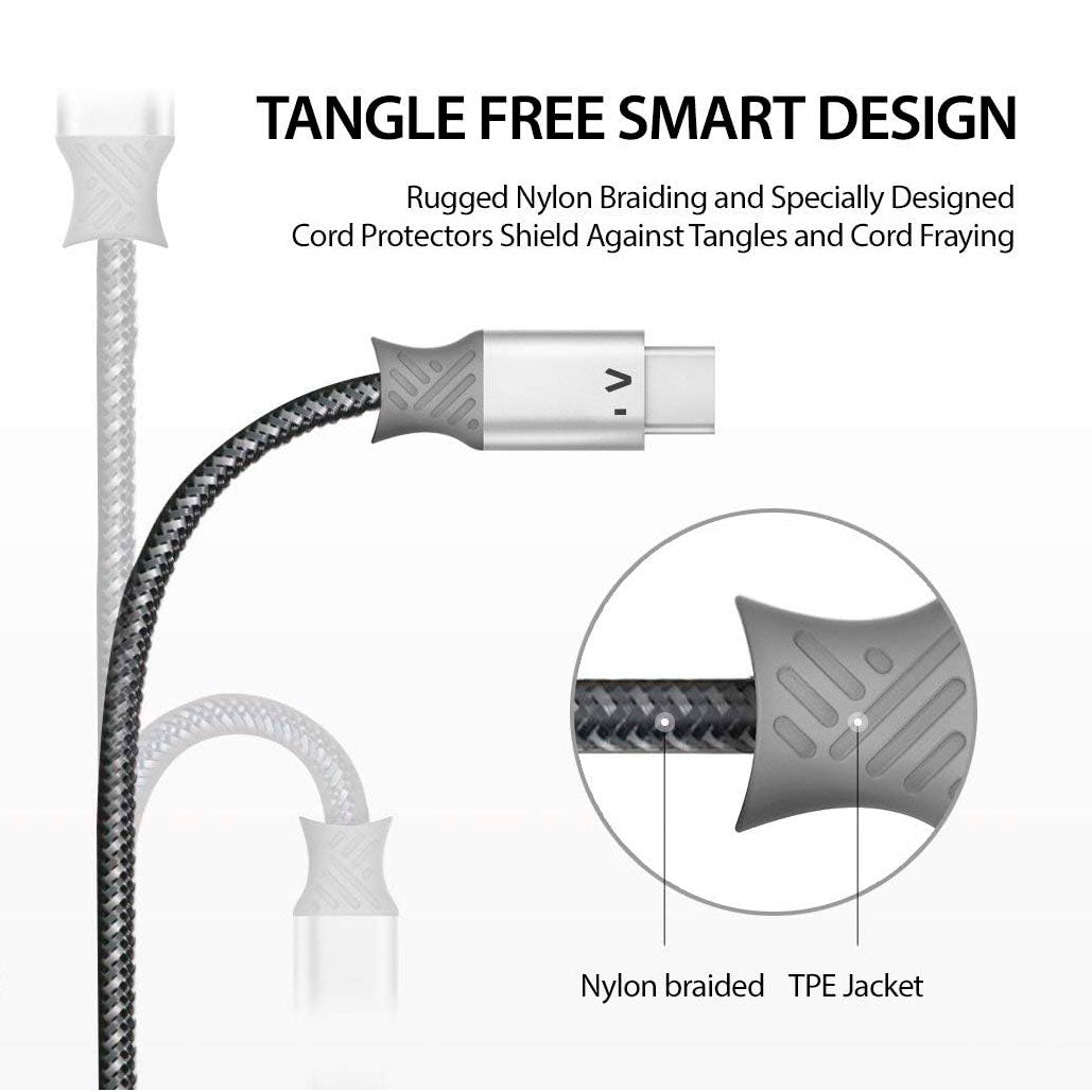 Cargador Ringke Fish Carga Rápida Tipo C a USB (20 CM)