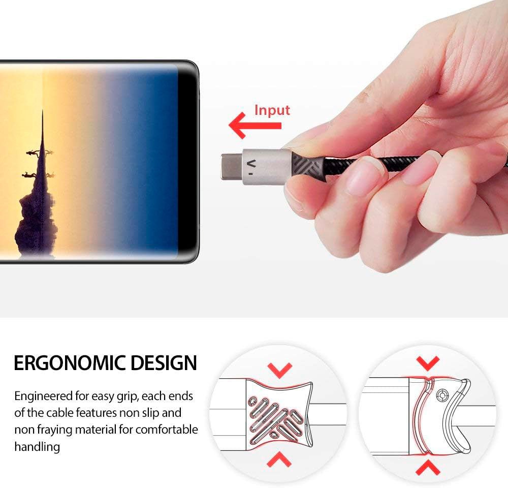 Cargador Ringke Fish Carga Rápida Tipo C a USB (20 CM)