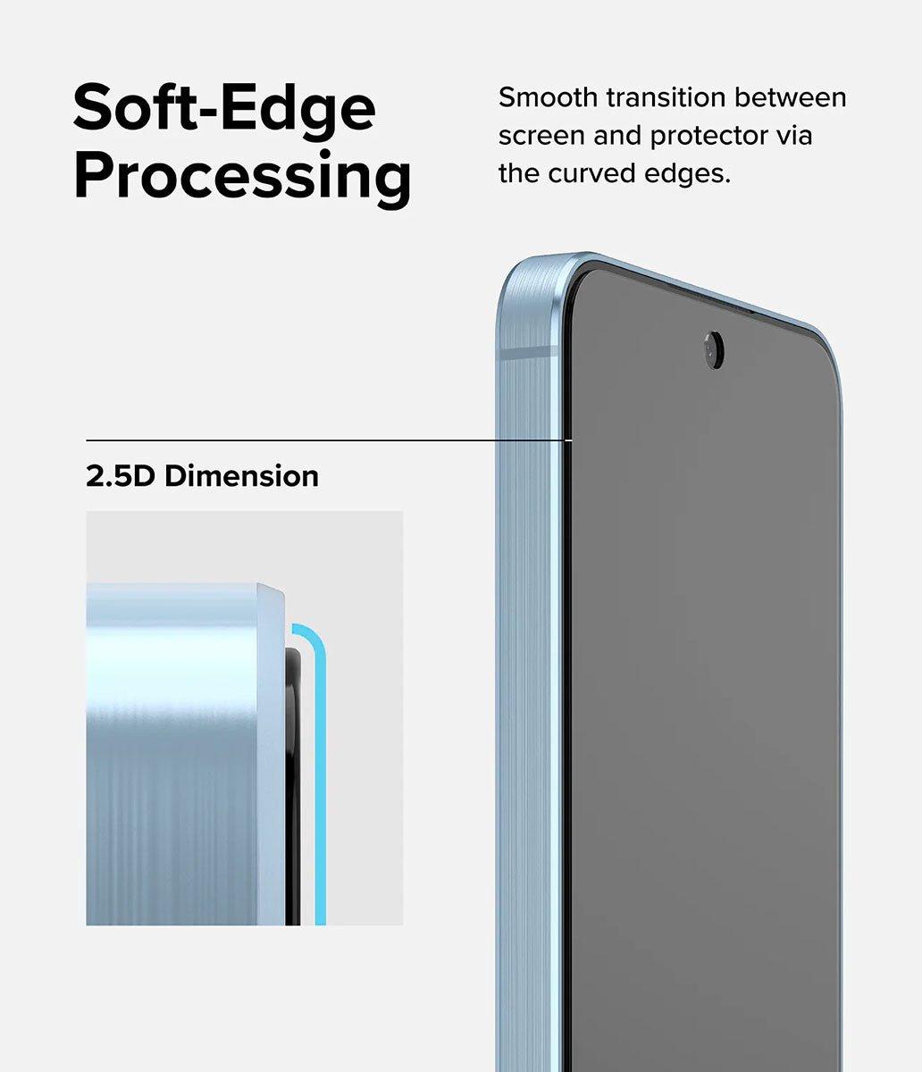 Protector Pantalla Vidrio Ringke Easy Slide Para Galaxy A55 (2 UND + Instalador)