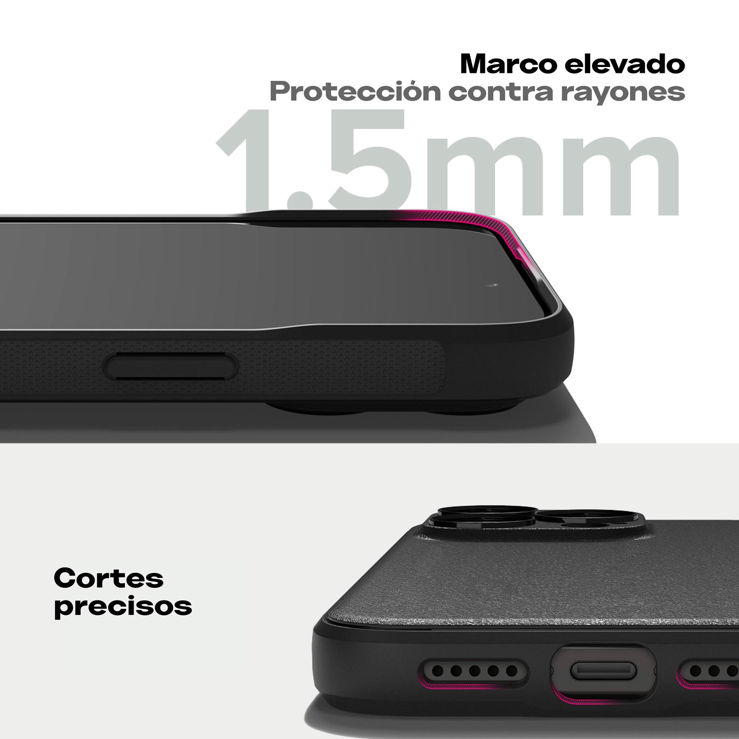 Case Negro Ringke Onyx Para iPhone 15 Pro Max (MagSafe)