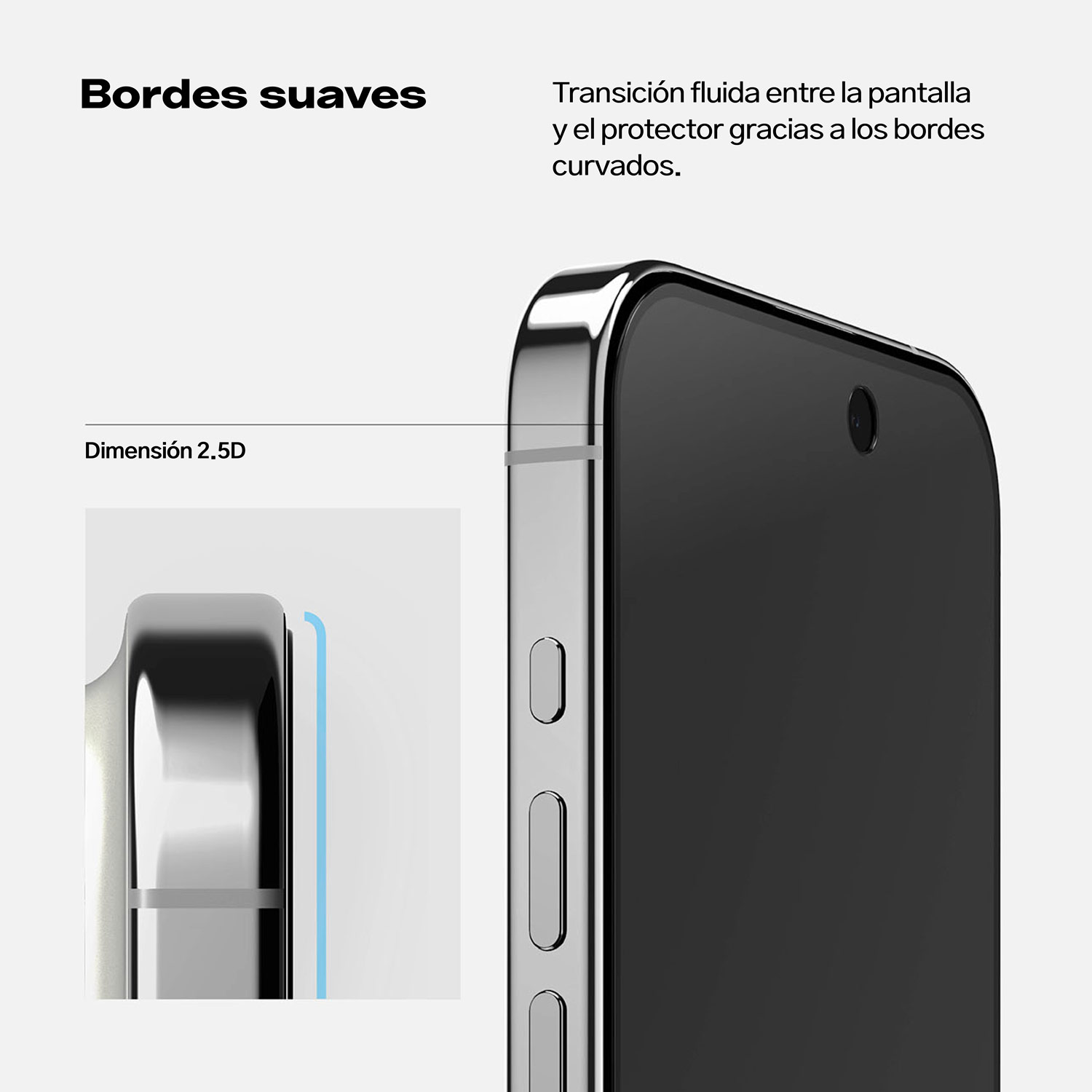Protector de Pantalla Vidrio Ringke Anti-espía Para iPhone 15 Pro (instalador)