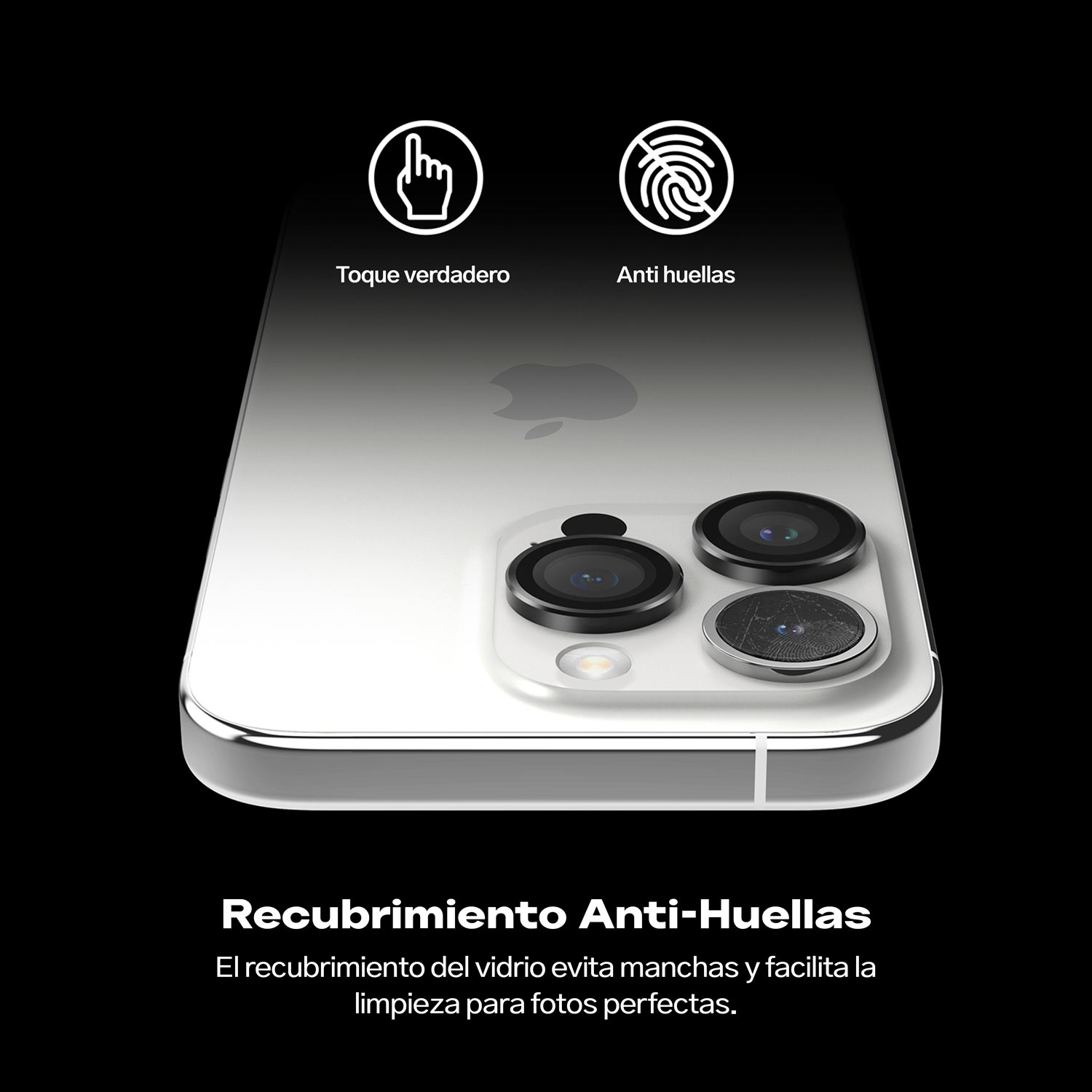 Protector de Cámara Ringke Lens Frame Para iPhone 15 Pro (instalador)