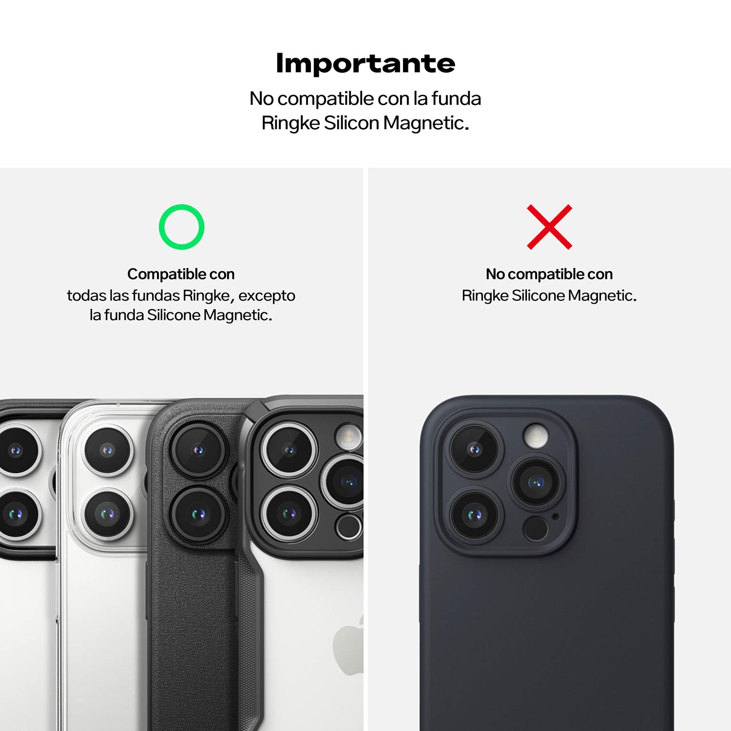 Protector de Cámara Ringke Lens Frame Para iPhone 15 Pro (instalador)