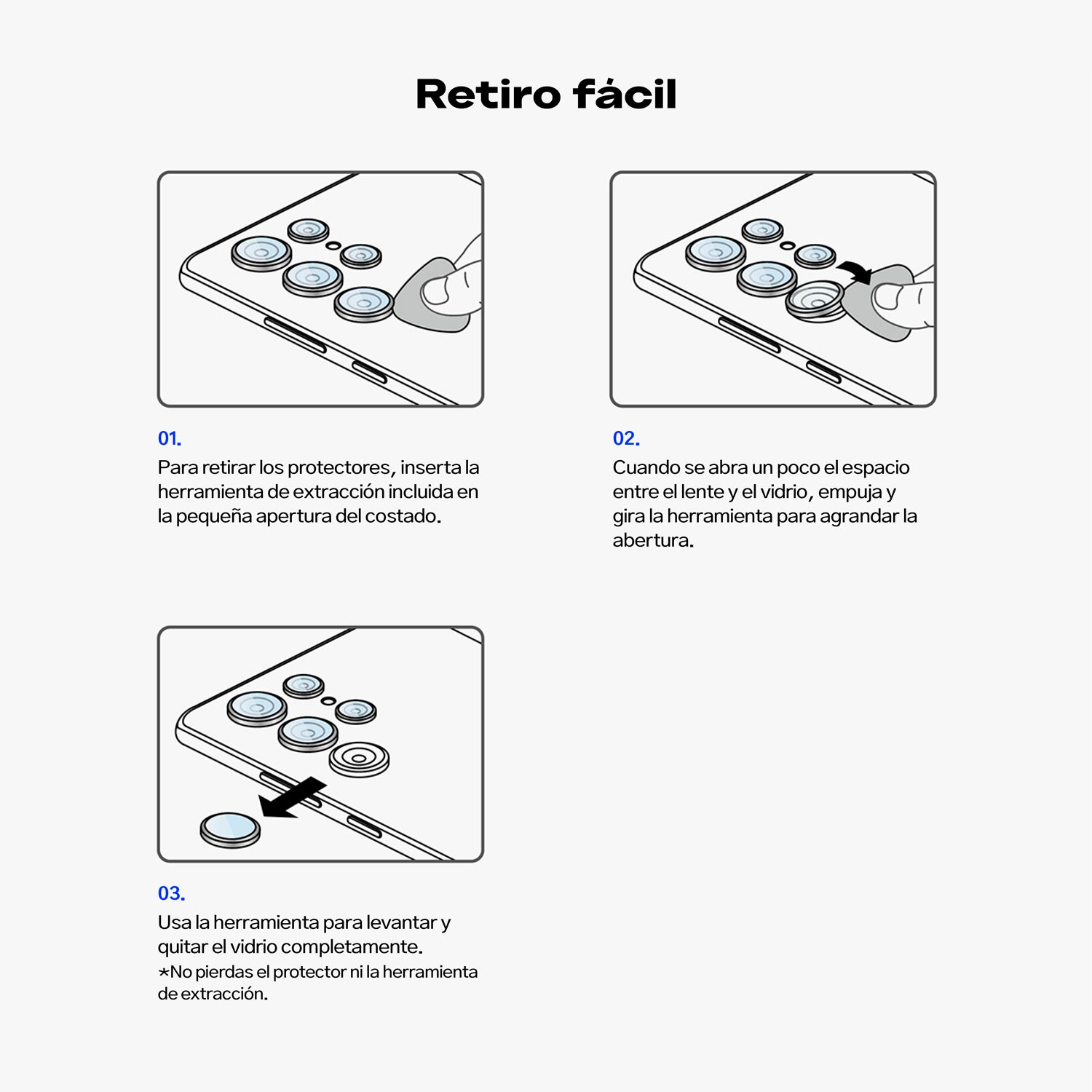 Protector de Cámara Ringke Lens Frame Para iPhone 15 Pro (instalador)