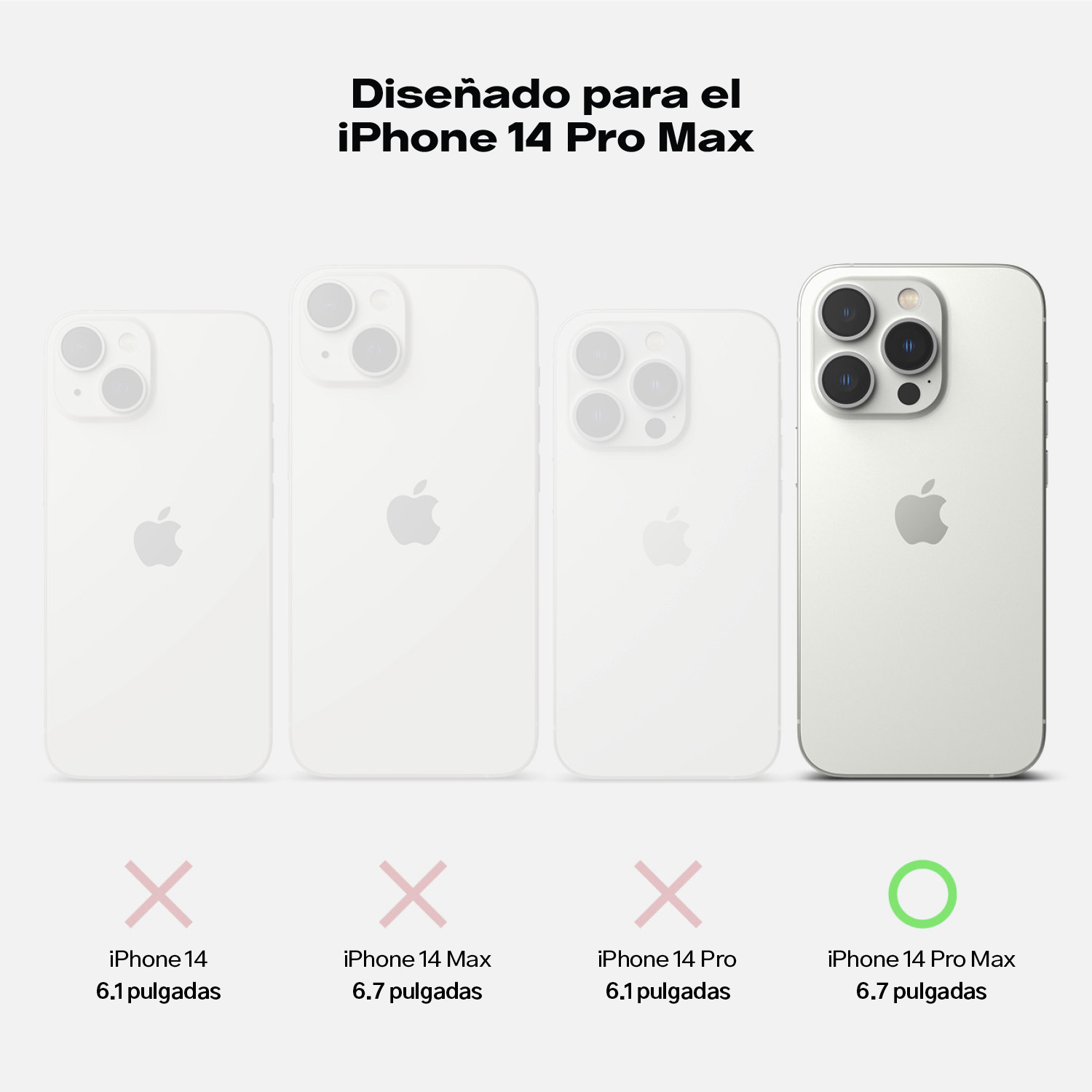 Case Transparente Ringke Fusion Para iPhone 14 Pro Max