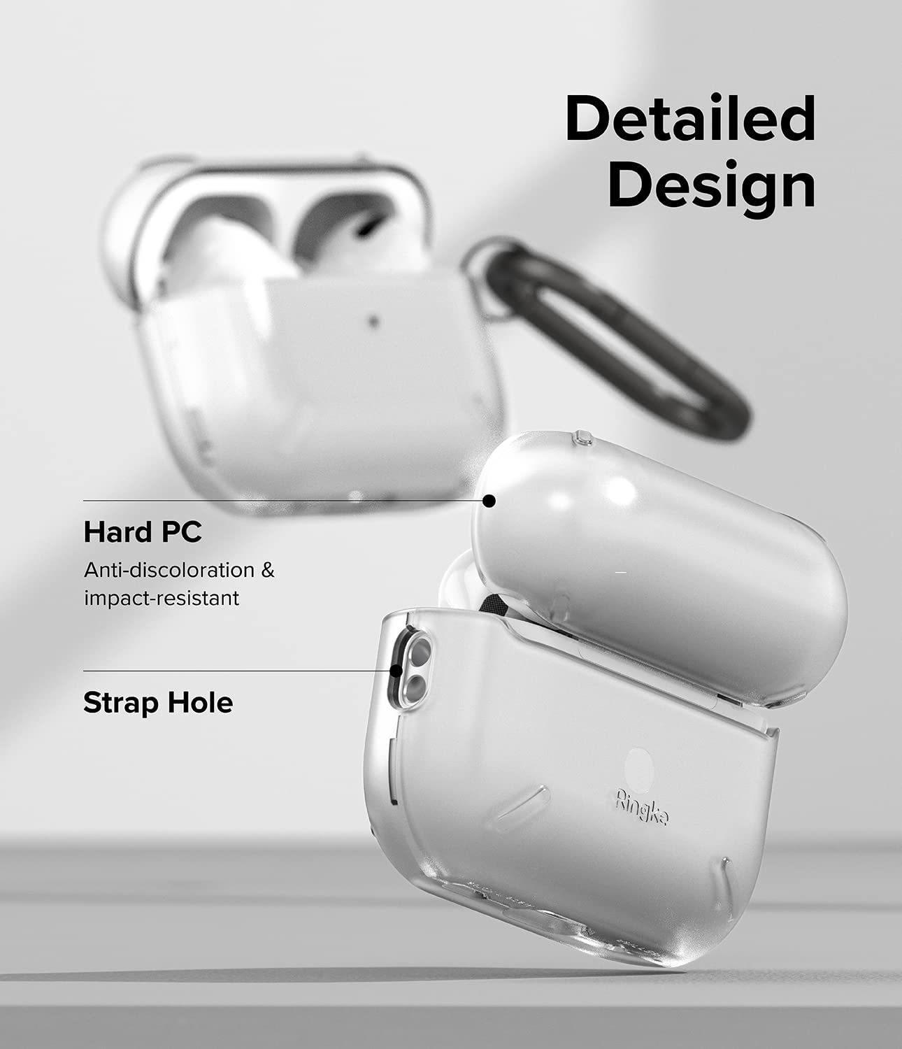 Case Transparente Ringke Layered Para AirPods Pro 2