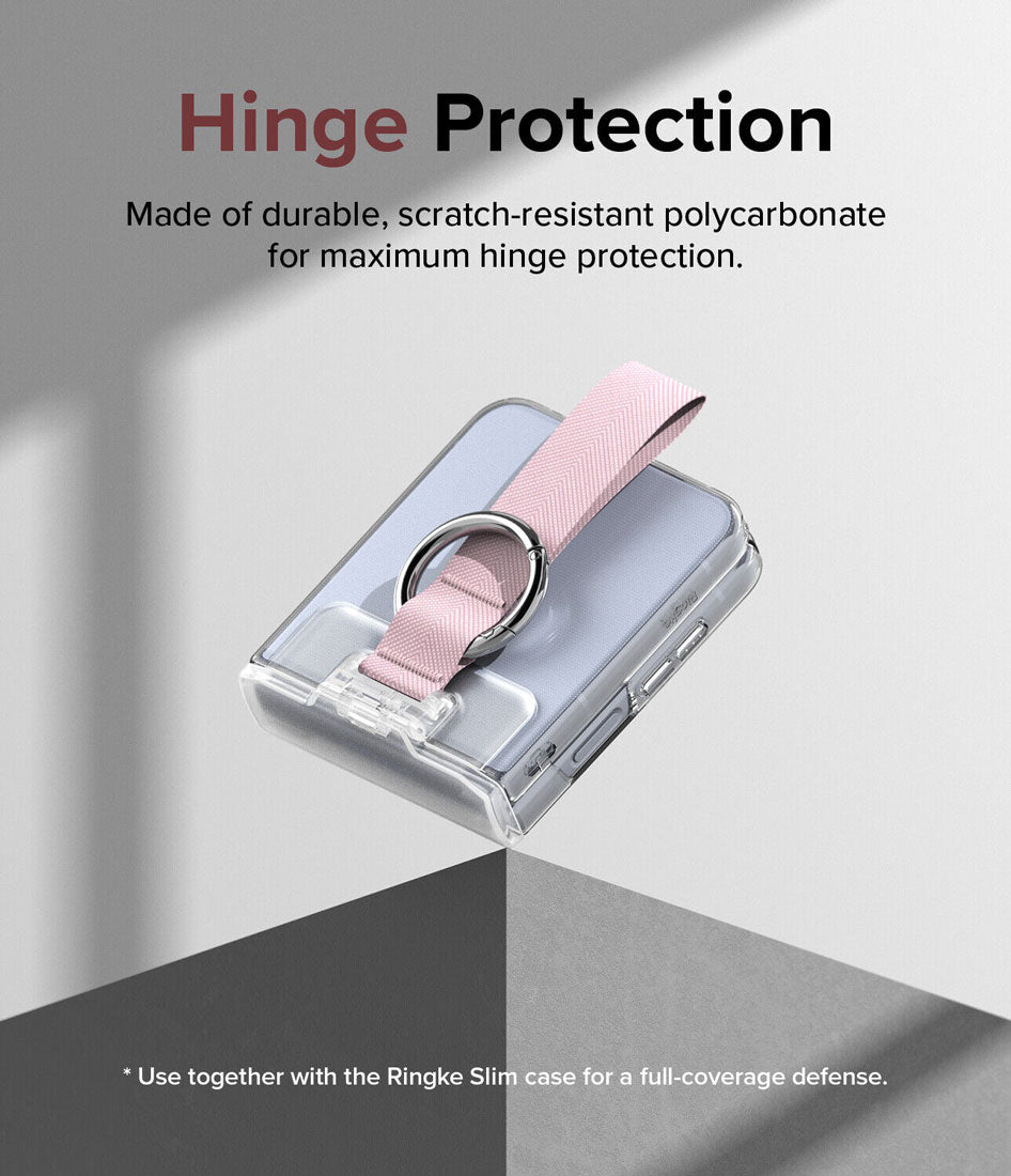 Sujetador Para Mano Rosado Ringke Hinge Para Galaxy Z Flip 4 / Z Flip 3
